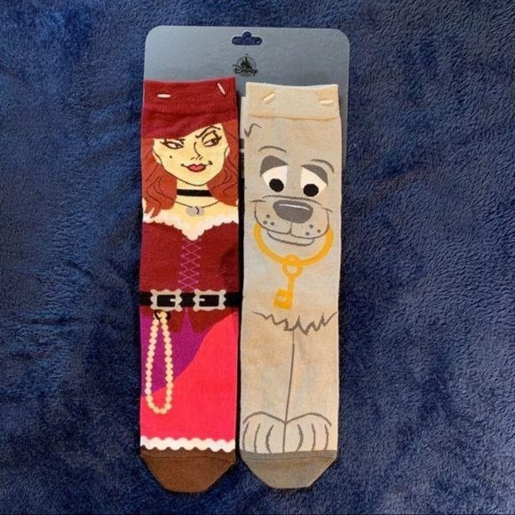 Disney Parks Pirates of the Caribbean Unisex Socks - Picture 3 of 4